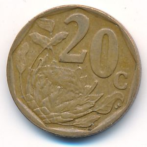 South Africa, 20 cents, 2007