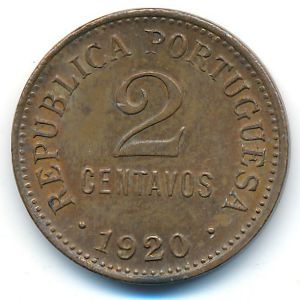 Португалия, 2 сентаво (1920 г.)