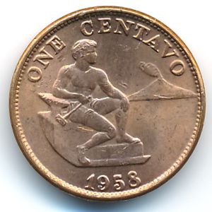 Филиппины, 1 сентаво (1958 г.)