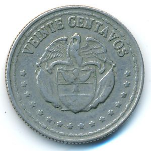 Колумбия, 20 сентаво (1960 г.)