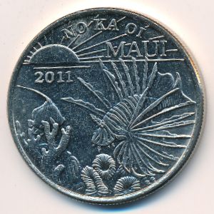 Гавайские острова., 2 доллара (2011 г.)
