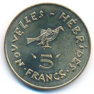 Новые Гебриды, 5 франков (1979 г.)