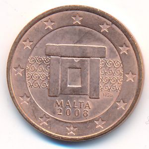 Мальта, 5 евроцентов (2008 г.)