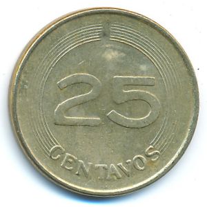 Колумбия, 25 сентаво (1979 г.)