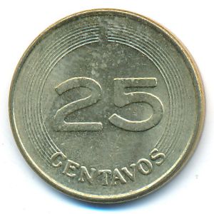Colombia, 25 centavos, 1979