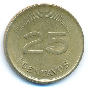Colombia, 25 centavos, 1979