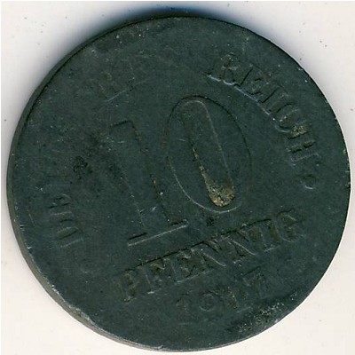 Германия, 10 пфеннигов (1917 г.)