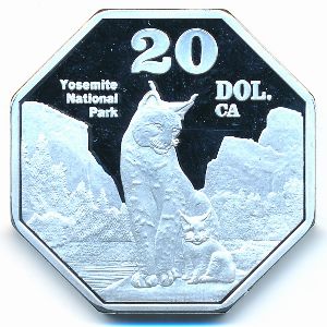 Республика Калифорния., 20 долларов (2020 г.)