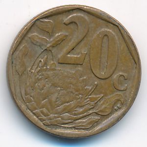 South Africa, 20 cents, 2007