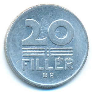 Венгрия, 20 филлеров (1983 г.)