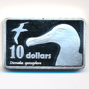 Острова Баунти., 10 долларов (2017 г.)