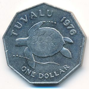 Тувалу, 1 доллар (1976 г.)