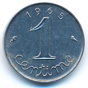 Франция, 1 сентим (1965 г.)