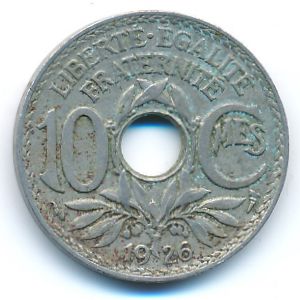France, 10 centimes, 1926