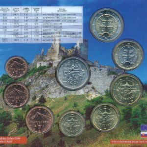 Slovakia, Набор монет, 2011