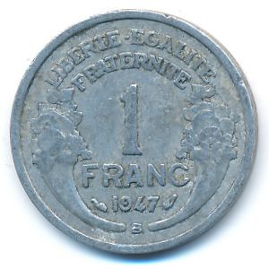 Франция, 1 франк (1947 г.)