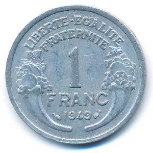 France, 1 franc, 1949