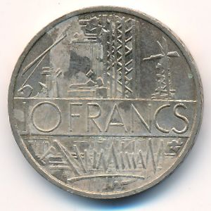 Франция, 10 франков (1976 г.)