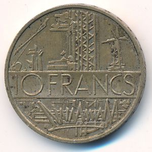 Франция, 10 франков (1978 г.)