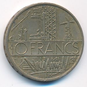 Франция, 10 франков (1978 г.)
