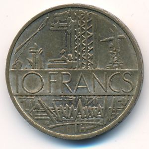 Франция, 10 франков (1979 г.)