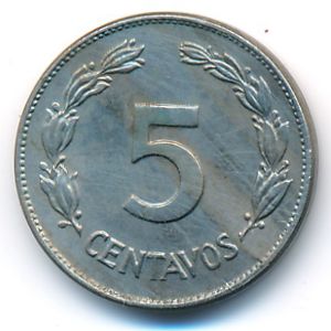 Ecuador, 5 centavos, 1946