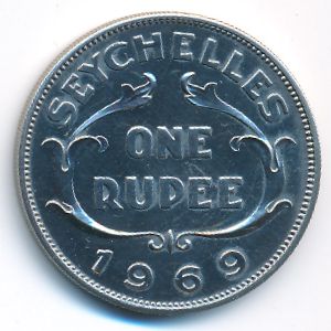Сейшелы, 1 рупия (1969 г.)