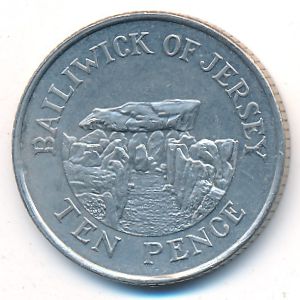 Jersey, 10 pence, 2007