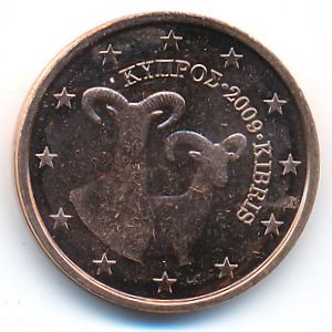 Кипр, 2 евроцента (2009 г.)