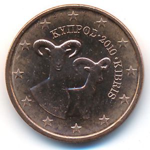 Кипр, 2 евроцента (2010 г.)
