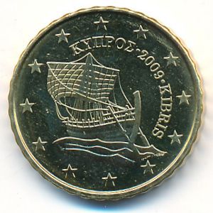 Cyprus, 10 euro cent, 2009