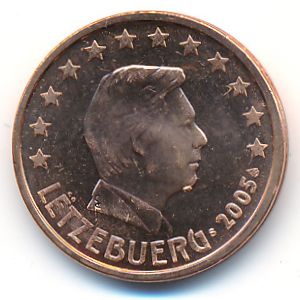 Luxemburg, 2 euro cent, 2005