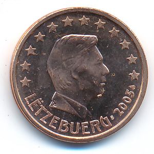 Luxemburg, 2 euro cent, 2005