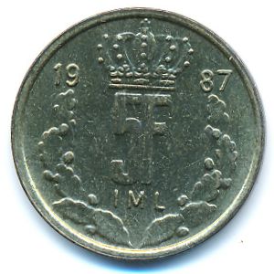 Люксембург, 5 франков (1987 г.)