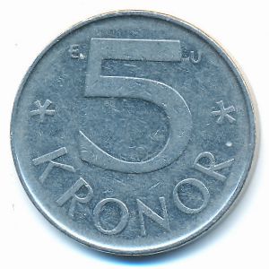 Швеция, 5 крон (1984 г.)