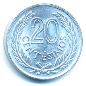 Уругвай, 20 сентесимо (1965 г.)