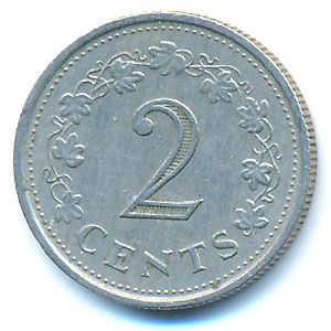 Мальта, 2 цента (1976 г.)
