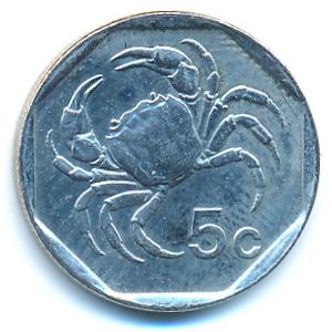 Malta, 5 cents, 2001