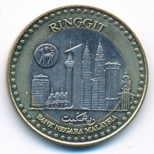 Малайзия, 1 ринггит (2000 г.)