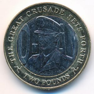 Остров Мэн, 2 фунта (2019 г.)