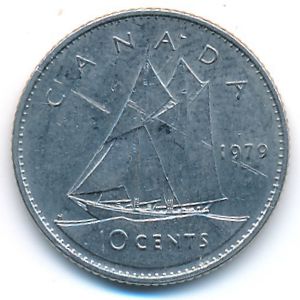 Canada, 10 cents, 1979