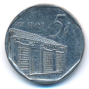 Куба, 5 сентаво (1996 г.)