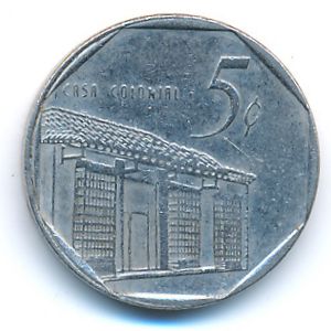 Куба, 5 сентаво (1998 г.)