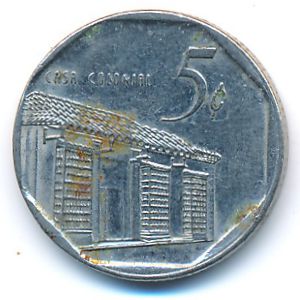Куба, 5 сентаво (2000 г.)
