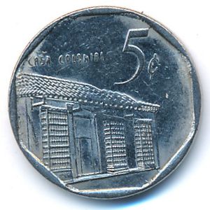Куба, 5 сентаво (2000 г.)