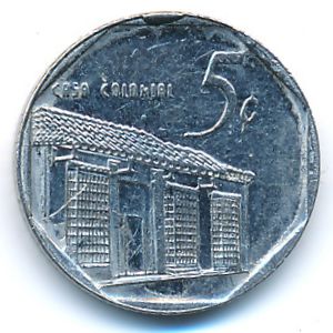 Куба, 5 сентаво (2002 г.)