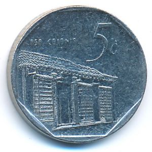 Куба, 5 сентаво (2006 г.)