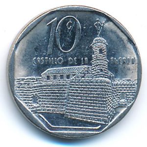 Cuba, 10 centavos, 2000