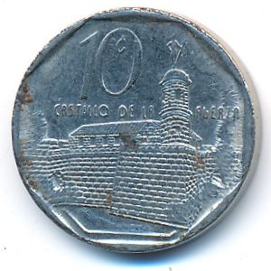Куба, 10 сентаво (2008 г.)
