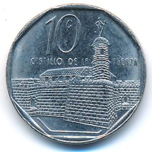 Куба, 10 сентаво (2008 г.)